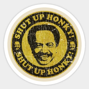 VINTAGE SHUT UP HONKY SMILE Sticker